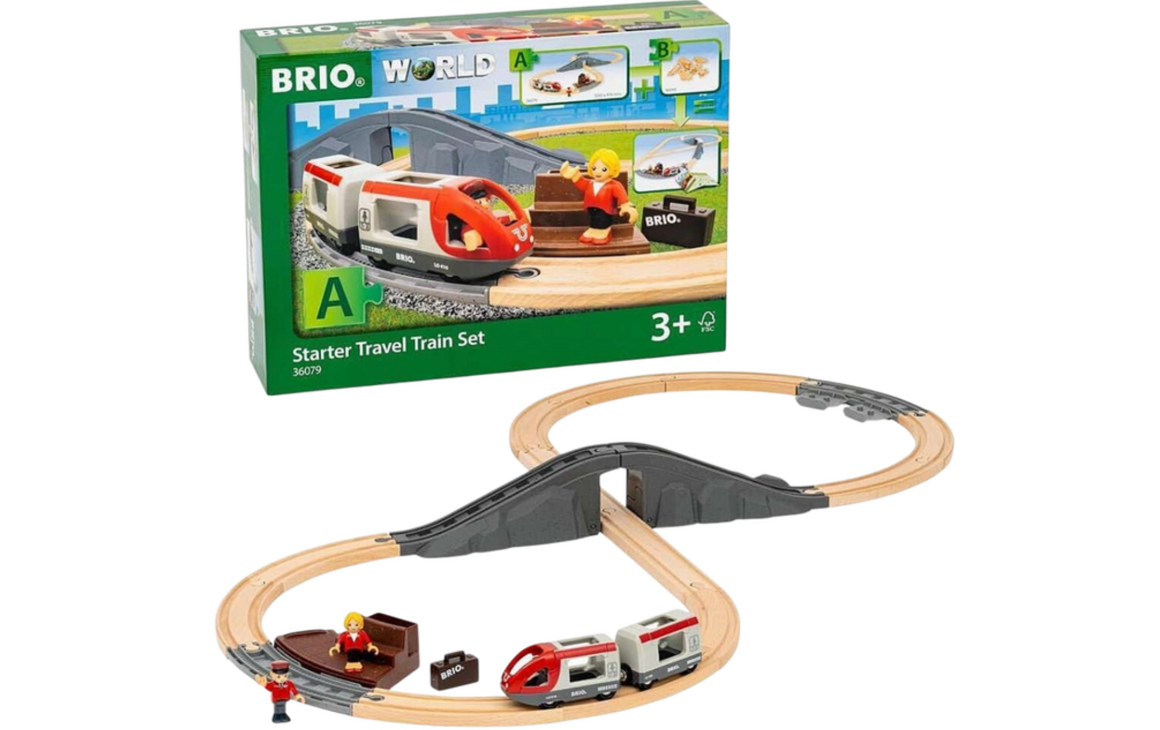 Brio - starter travel train set