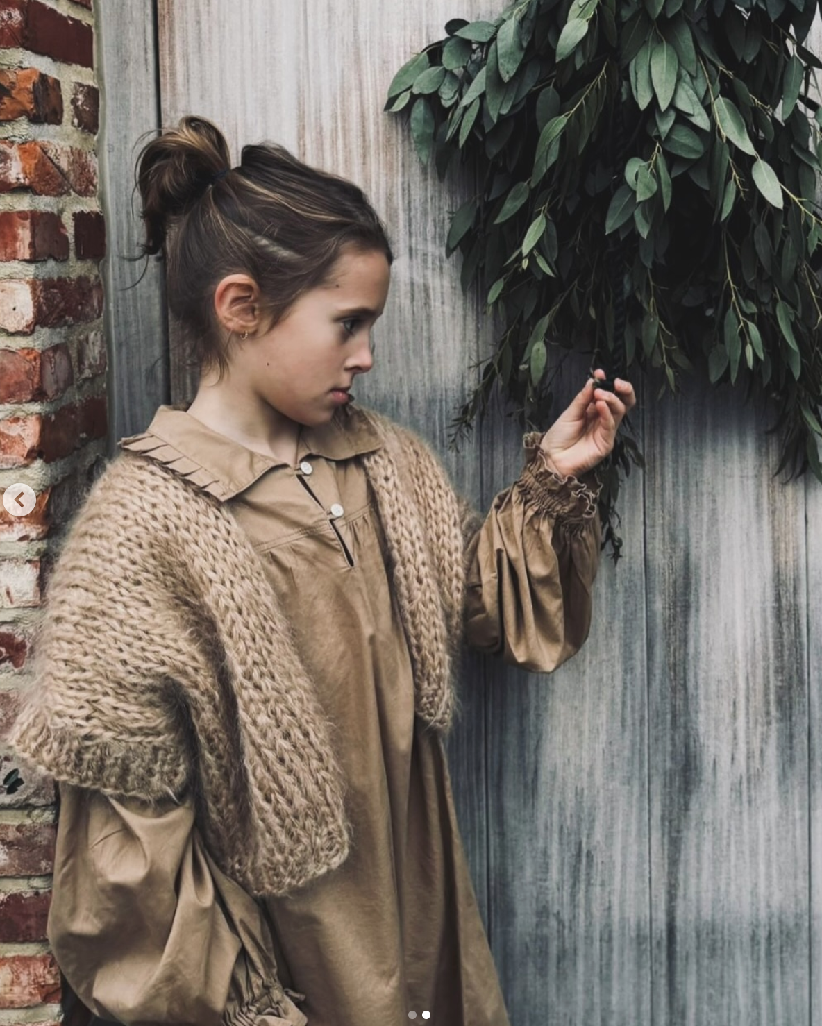 Ariane Knitwear - handmade wool cardigan - camel