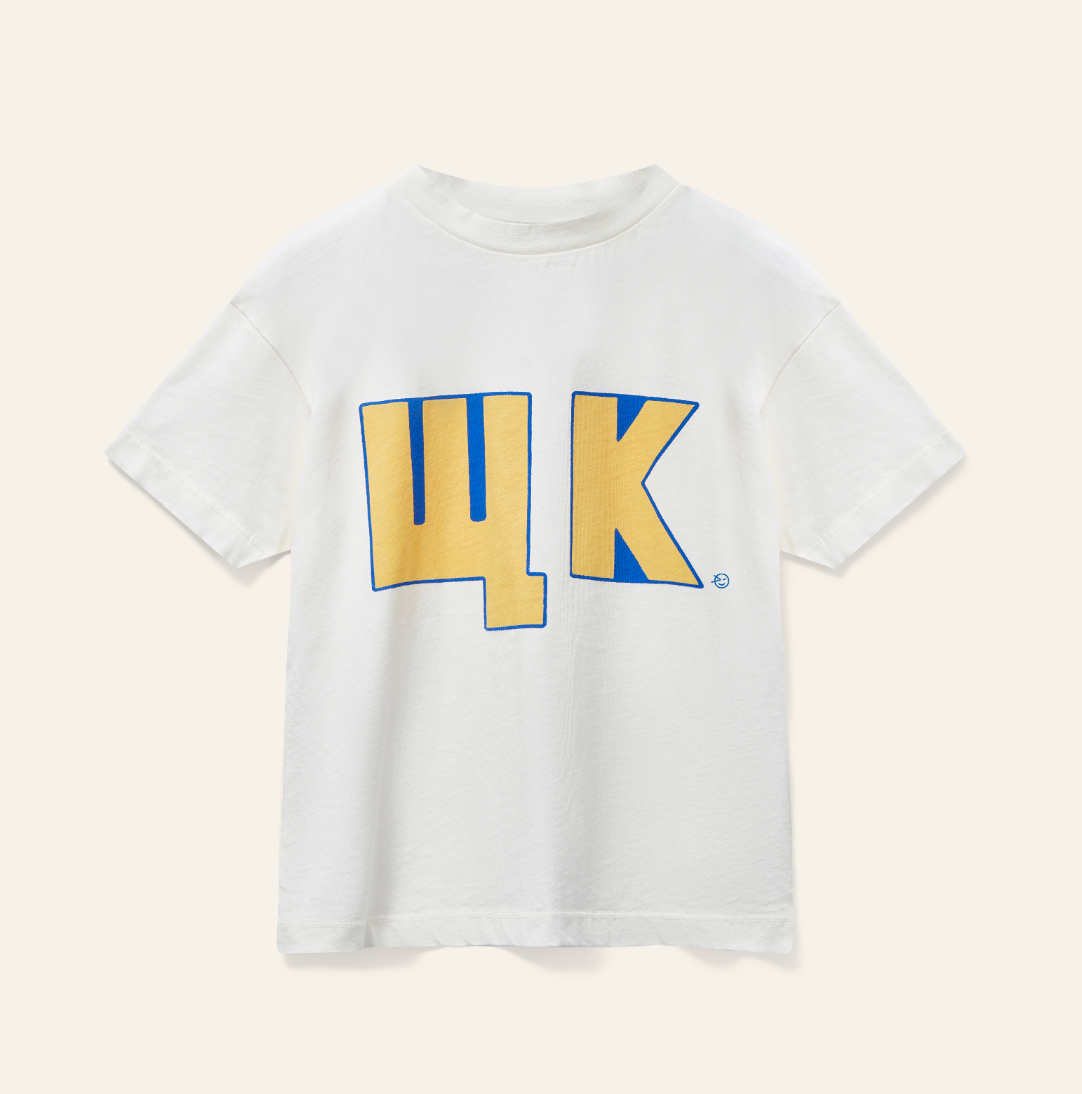 Wynken - wk tee - ecru/amber