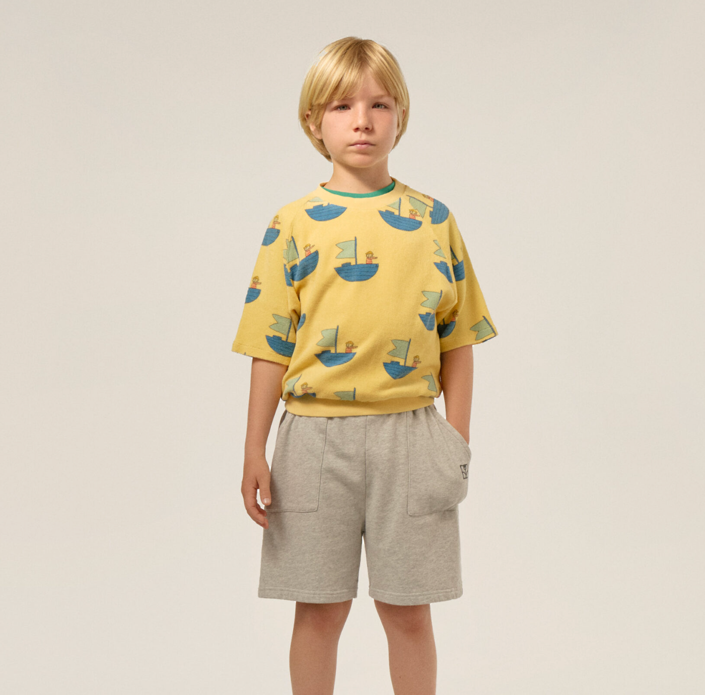 The campamento - kids - sailor allover shortsleeve sweatshirt