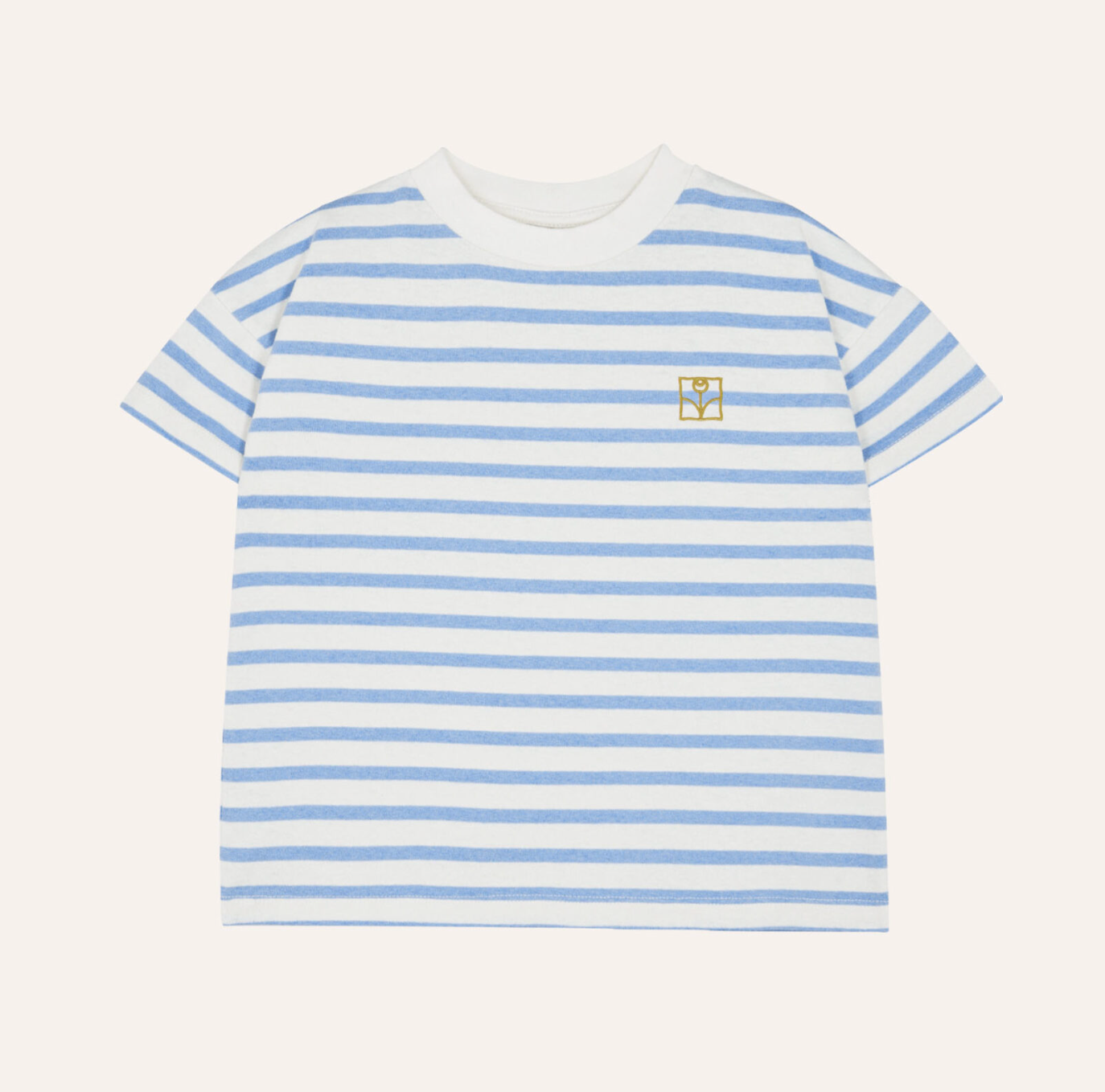 The campamento - kids - blue stripes t-shirt