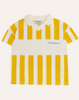 The campamento - kids - yellow stripes polo