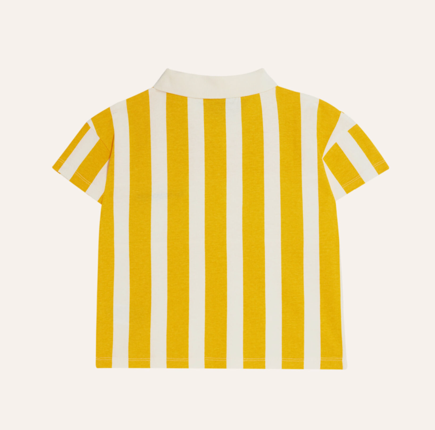 The campamento - kids - yellow stripes polo