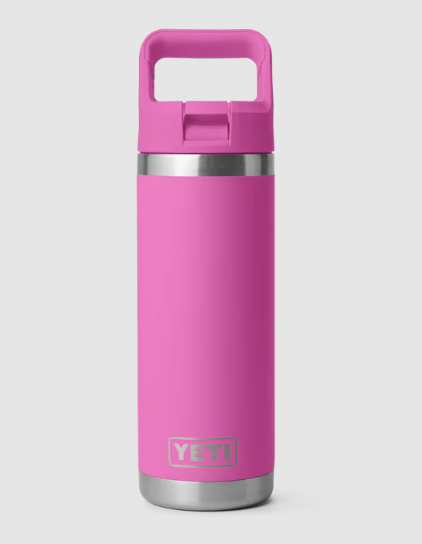 Yeti - rambler - insulated straw bottle - 532ml - wildflower fuchsia