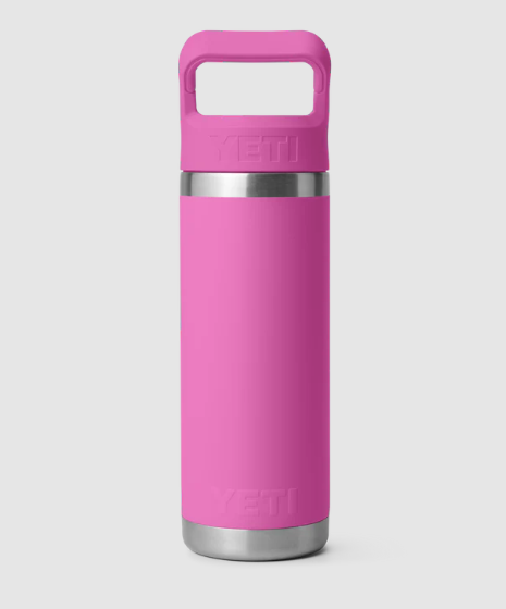 Yeti - rambler - insulated straw bottle - 532ml - wildflower fuchsia