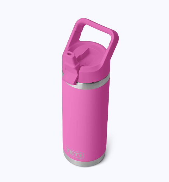 Yeti - rambler - insulated straw bottle - 532ml - wildflower fuchsia