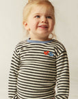 The campamento - baby - stripes t-shirt - bicolor