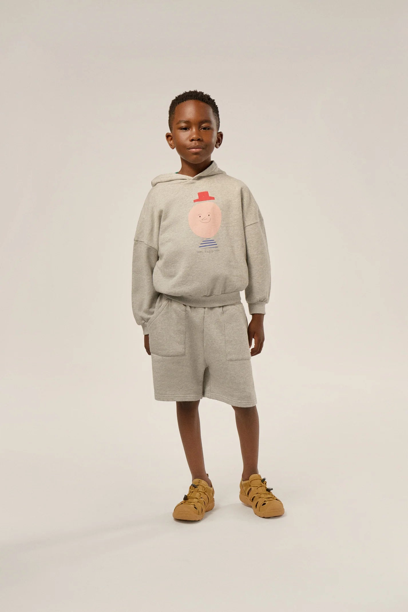 The campamento - kids - happy man oversized sweatshirt