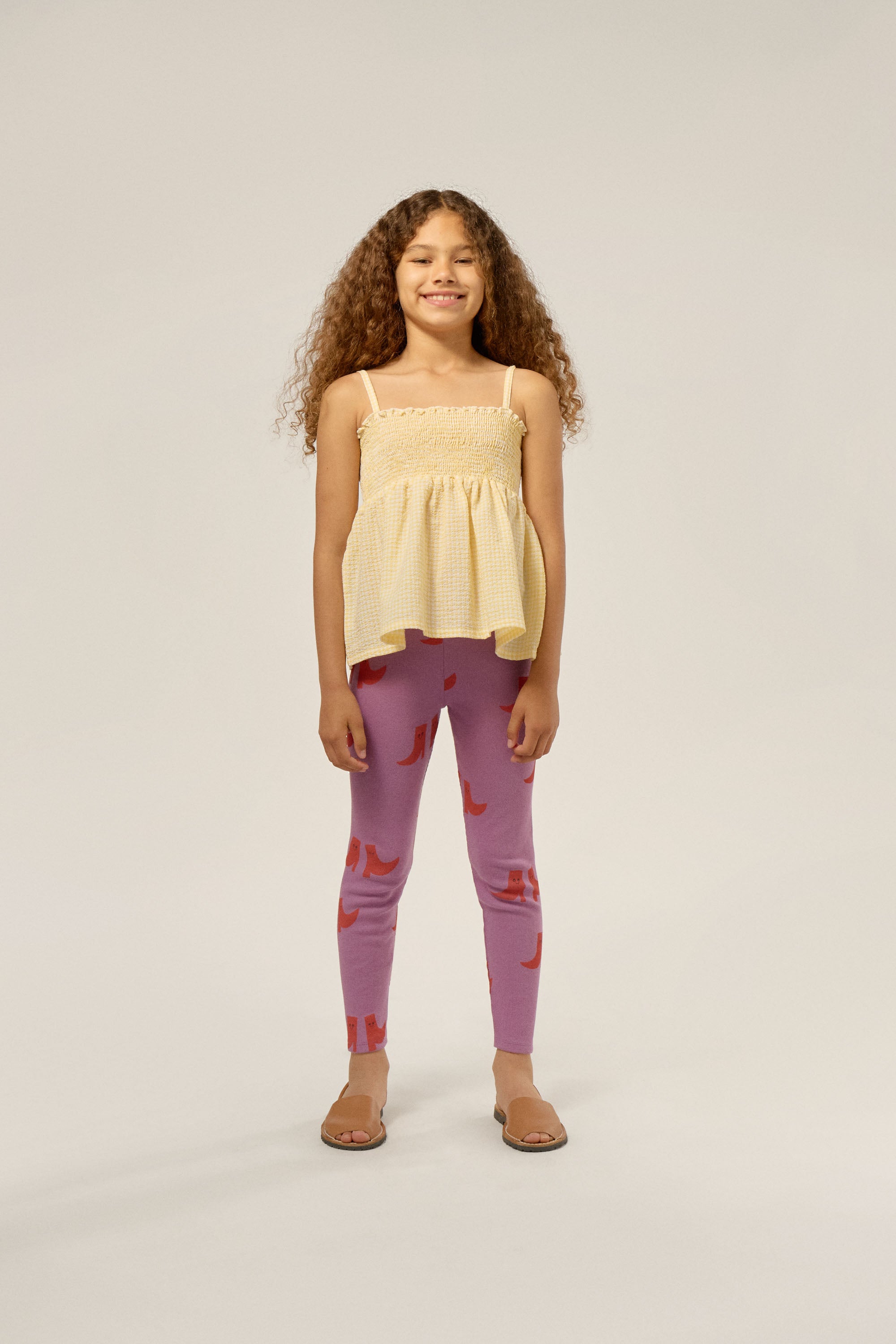 The campamento - kids - happy boots leggings