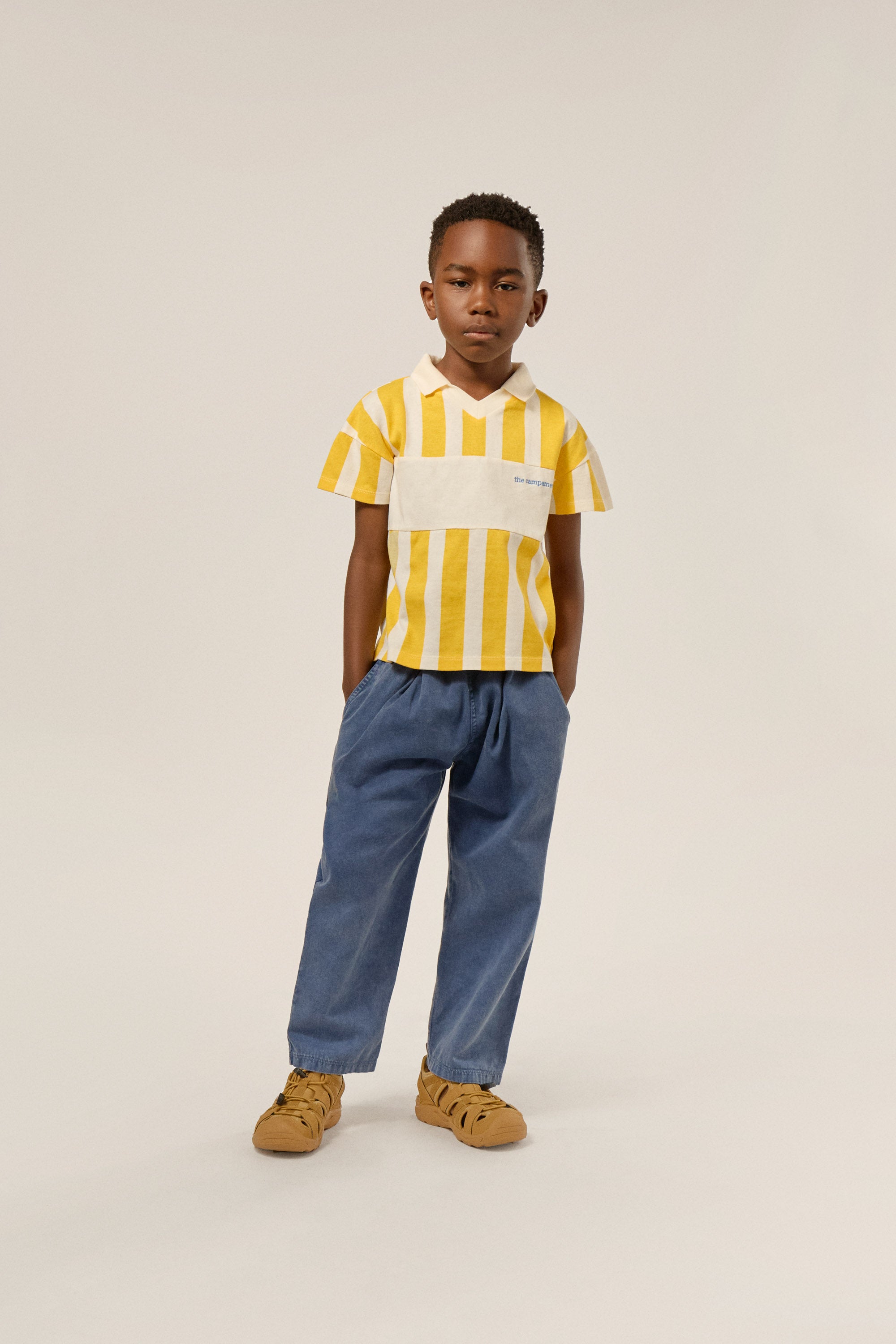 The campamento - kids - blue denim trousers