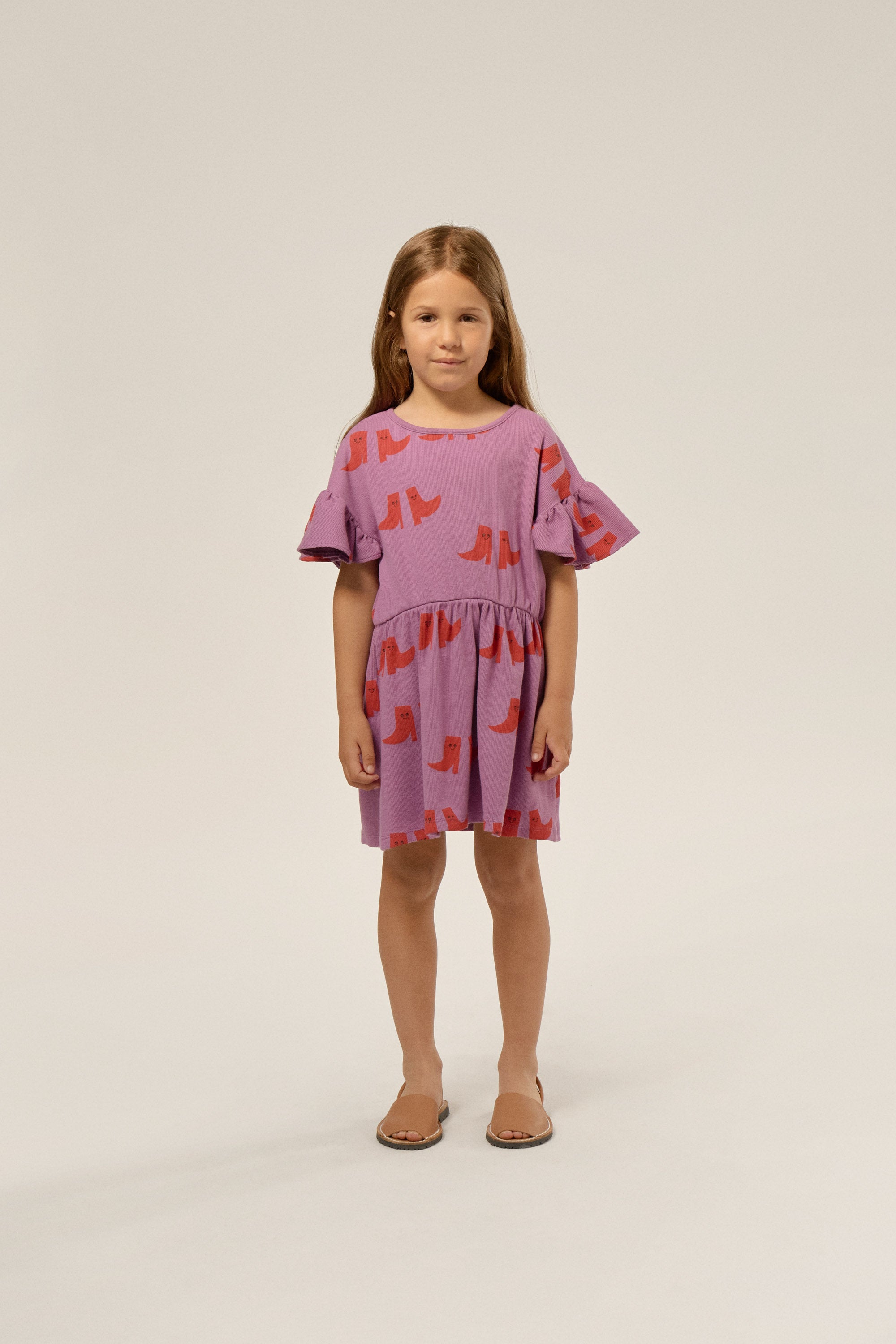 The campamento - kids - happy boots allover dress