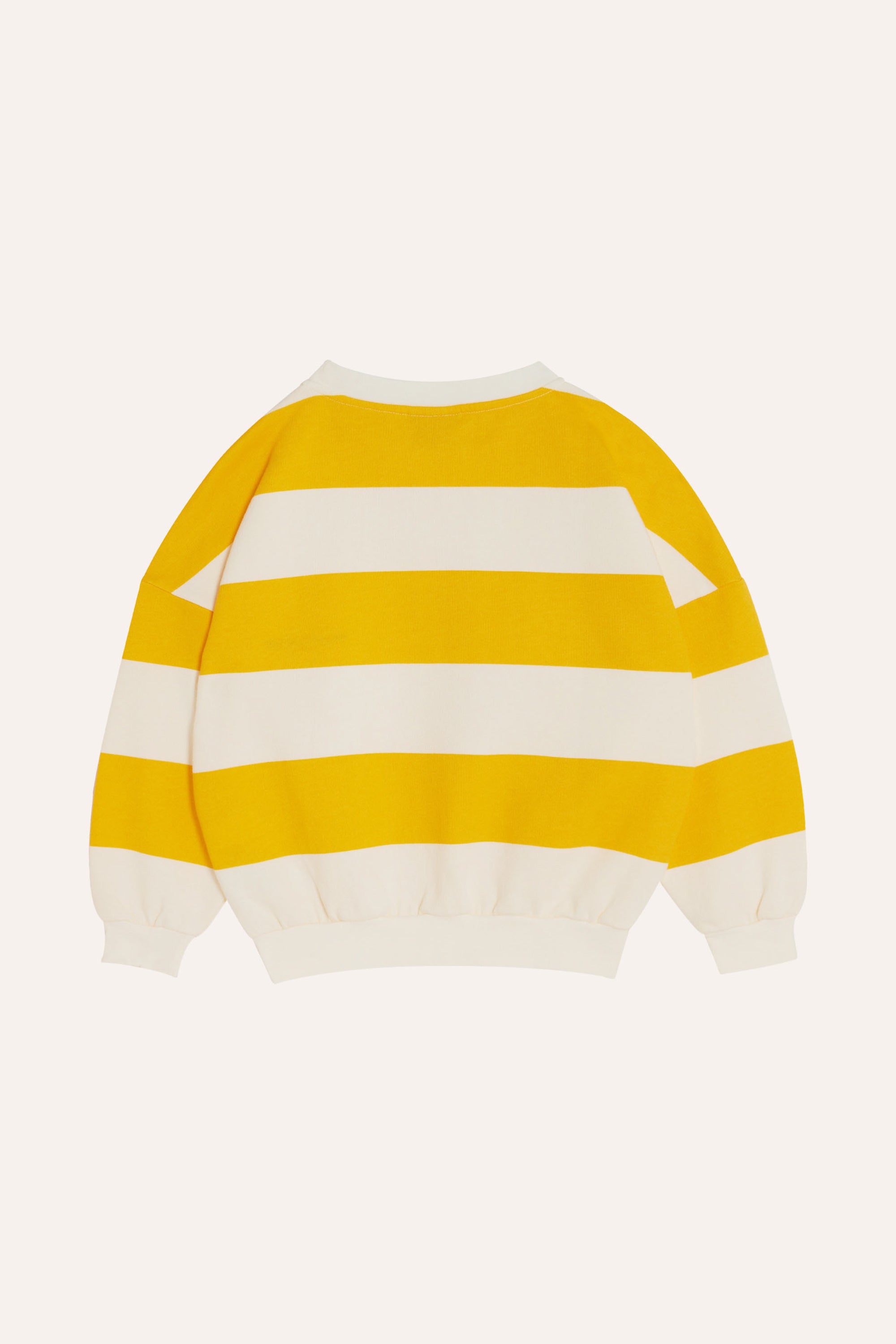 The campamento - kids - yellow stripes oversized sweatshirt