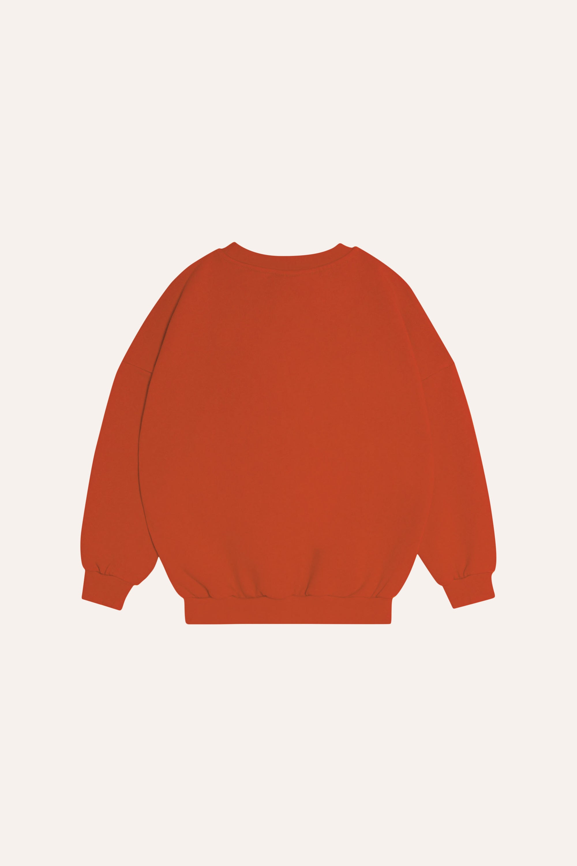 The campamento - kids - orange oversized sweatshirt