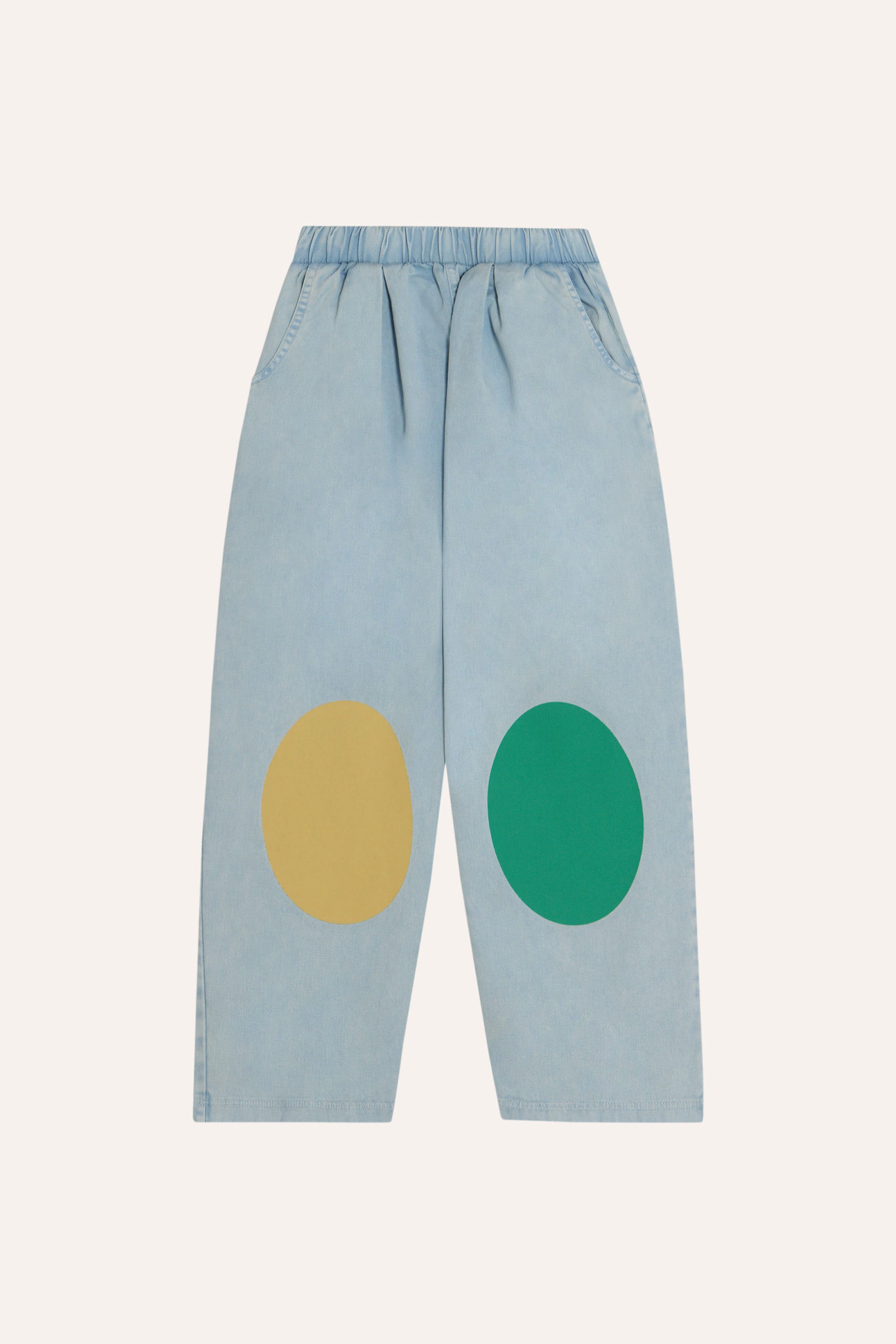 The campamento - kids - light blue denim trousers