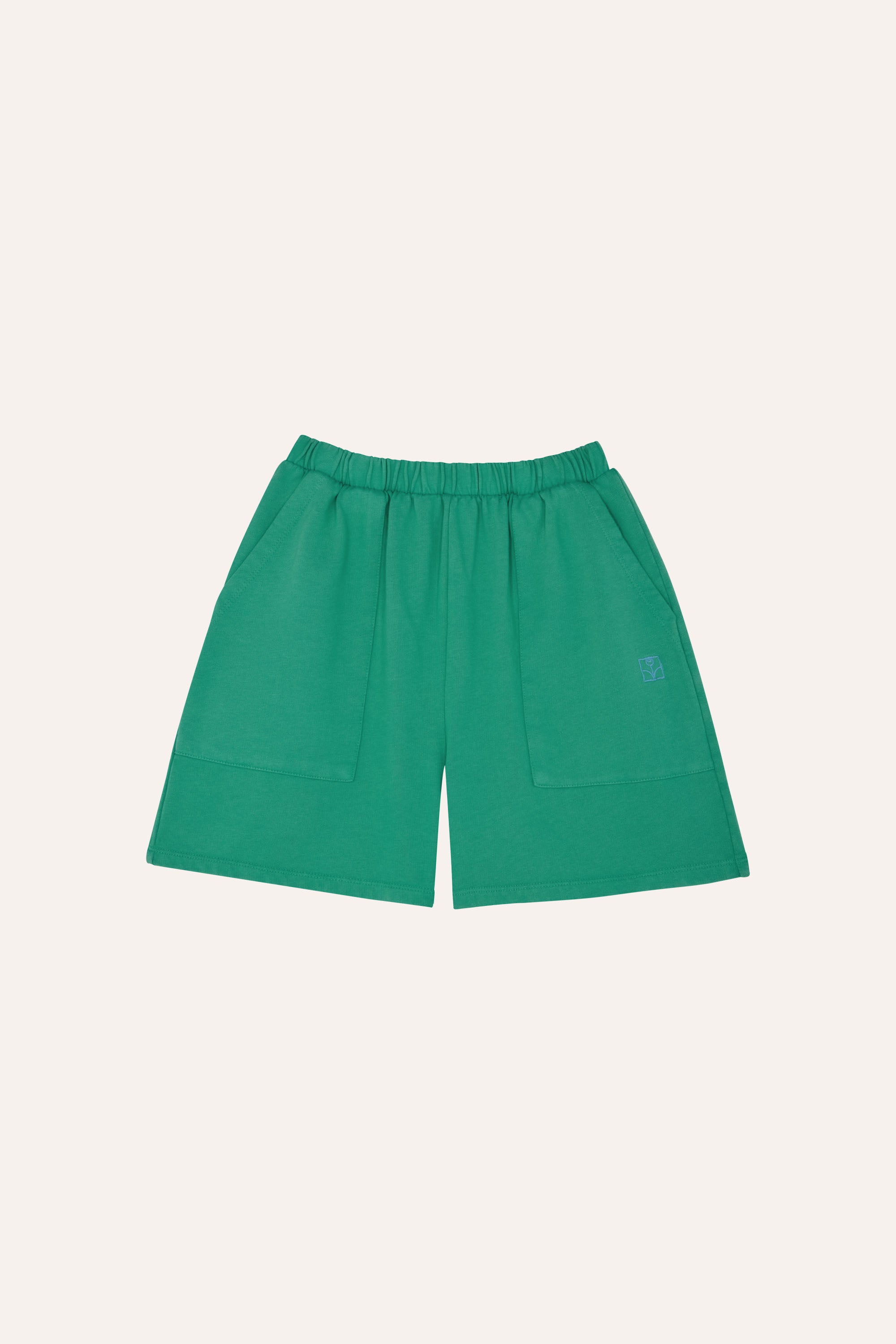 The campamento - kids - green washed shorts