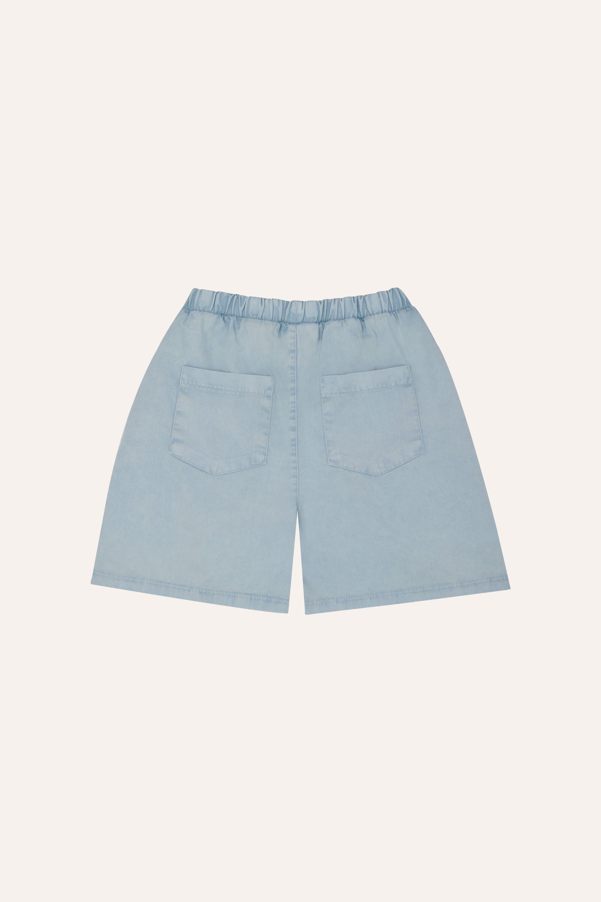 The campamento - kids - light blue denim shorts