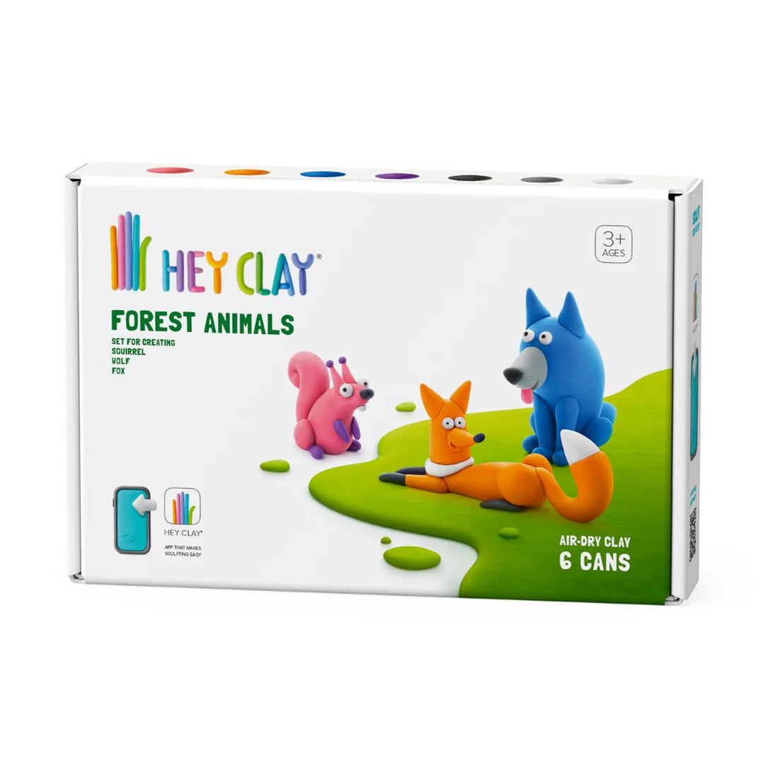 Heyclay - forest animals - 6 cans