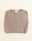 Hvid - wool vest - baby - harvey - sand