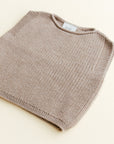 Hvid - wool vest - baby - harvey - sand