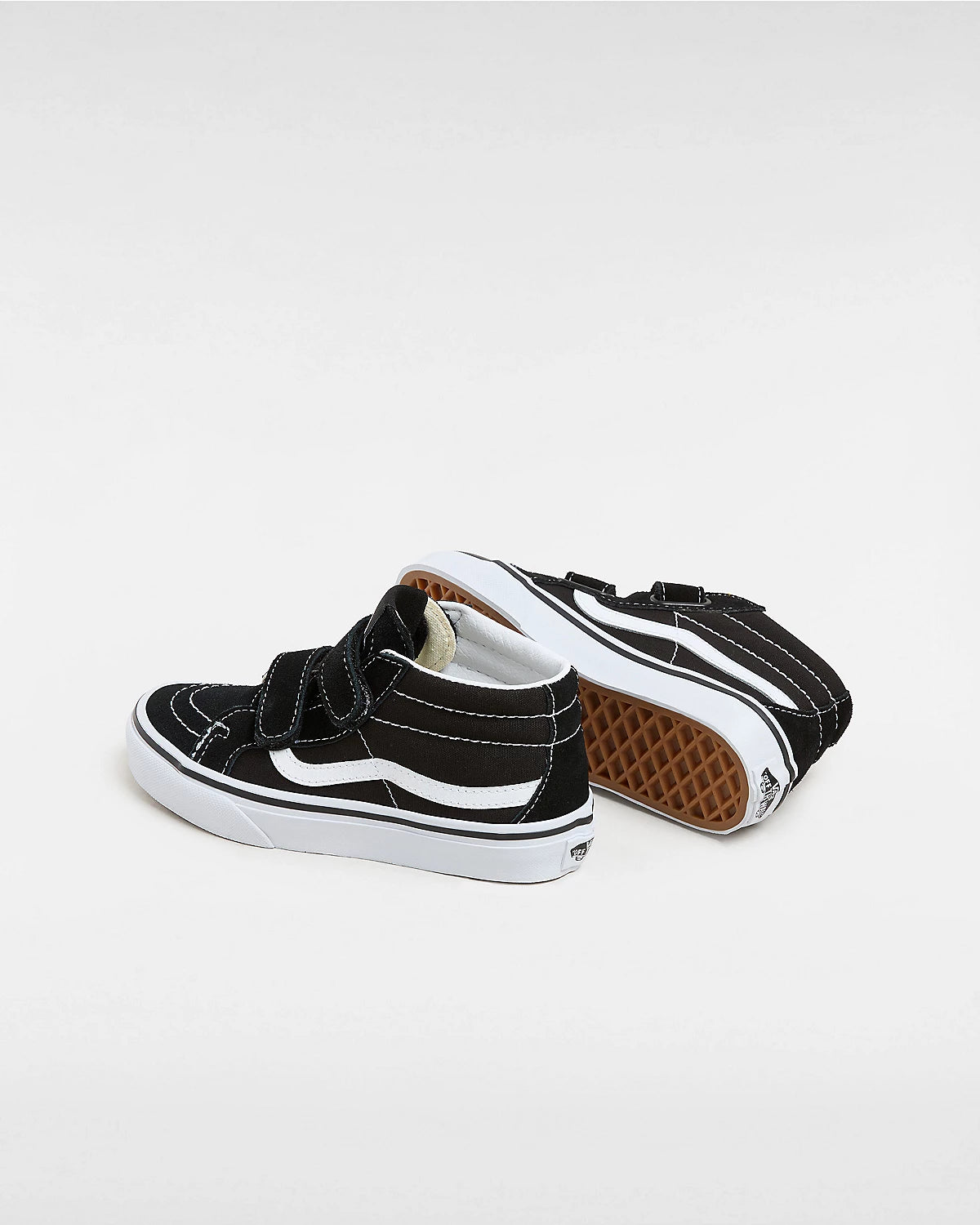 Vans - Sk8 mid reissue V - kids - velcro - black/white