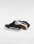 Vans - Sk8 mid reissue V - kids - velcro - black/white