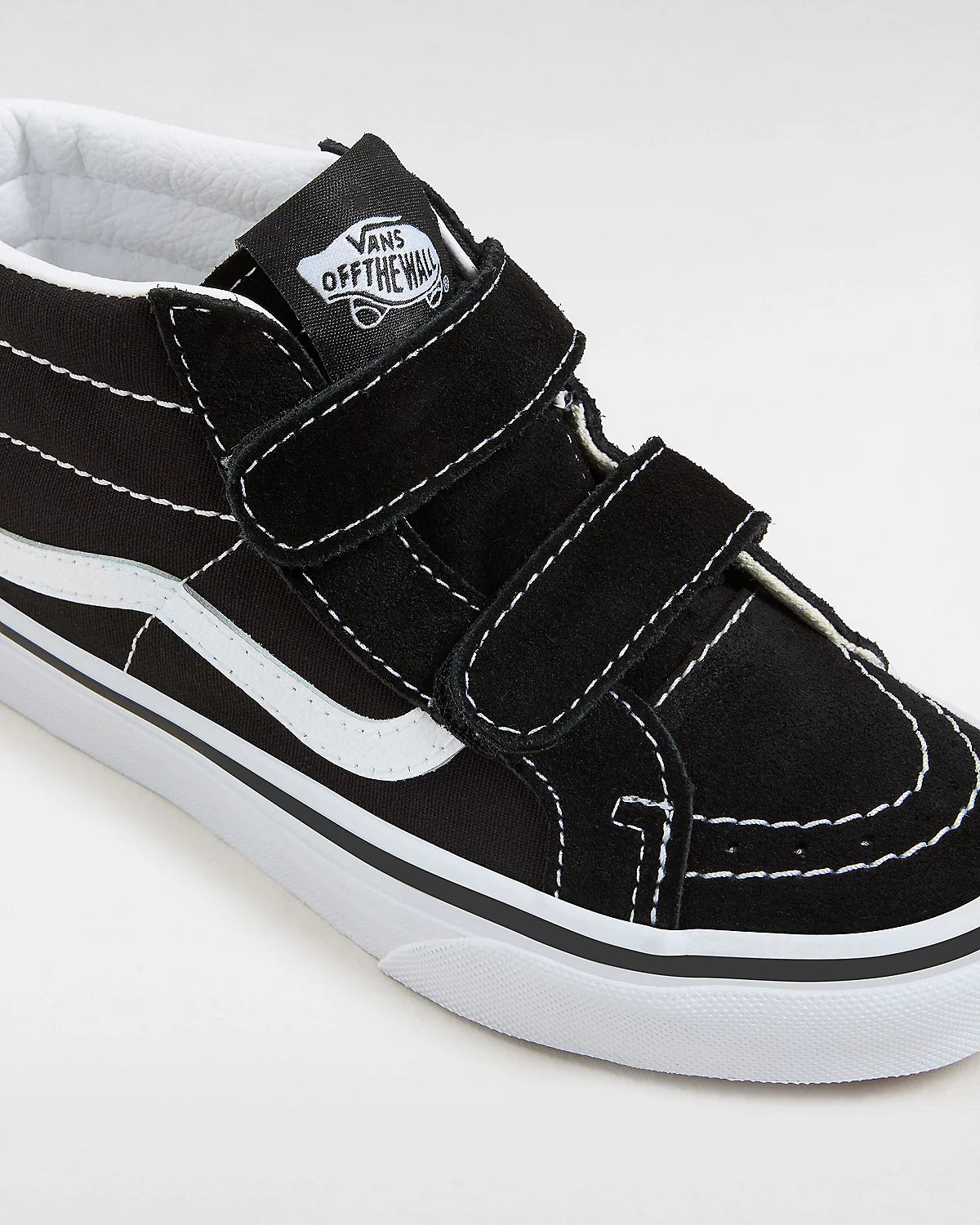 Vans - Sk8 mid reissue V - kids - velcro - black/white