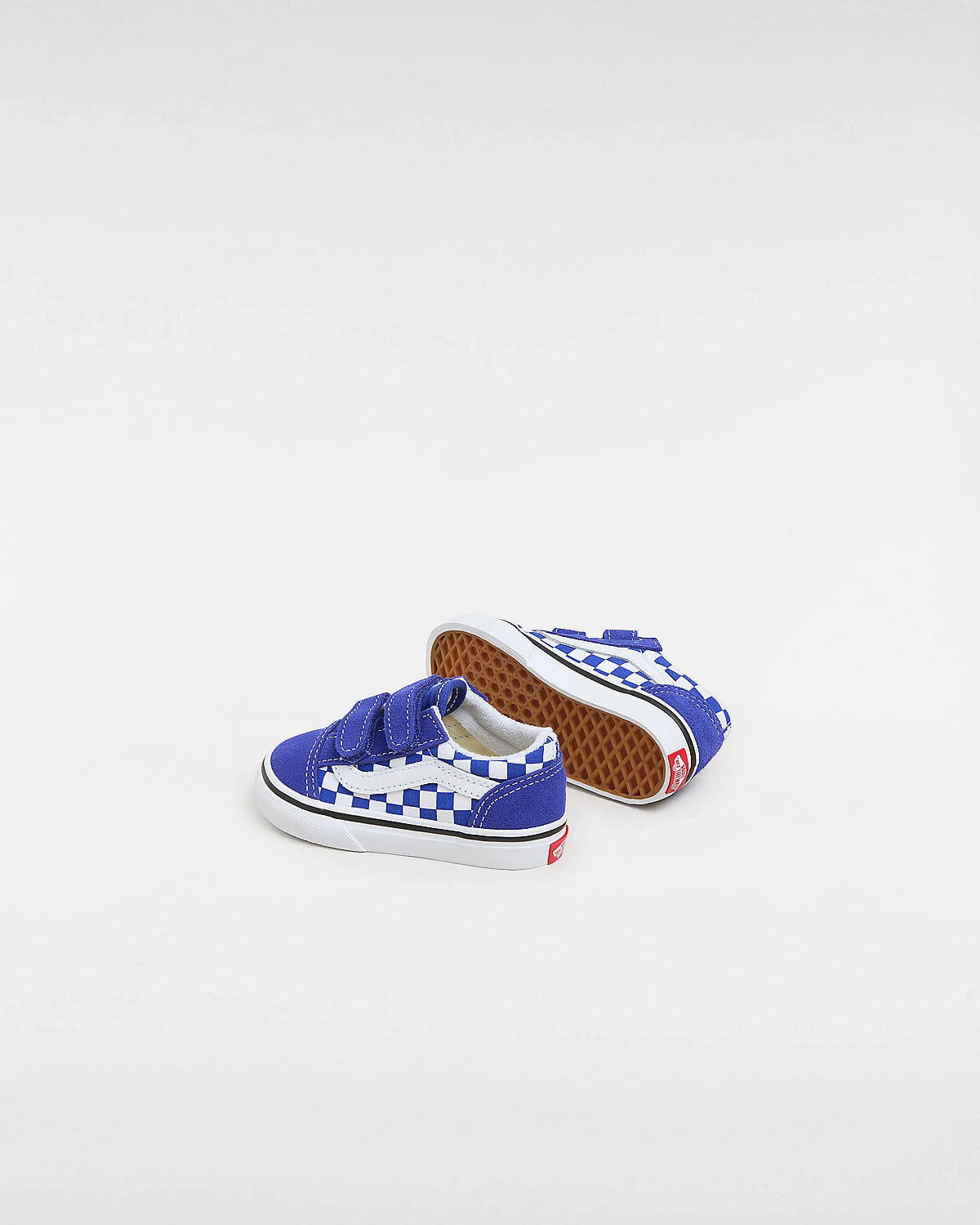 Vans - old skool V - toddler - blue checkerboard