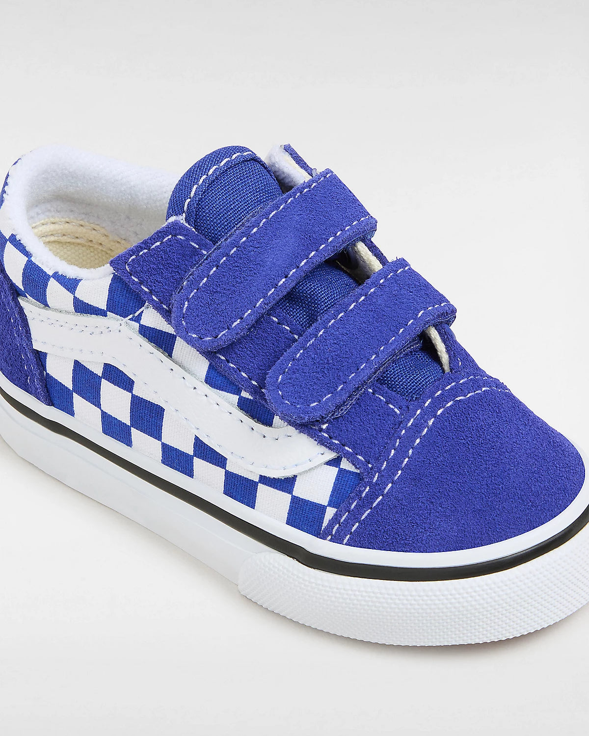 Vans - old skool V - toddler - blue checkerboard