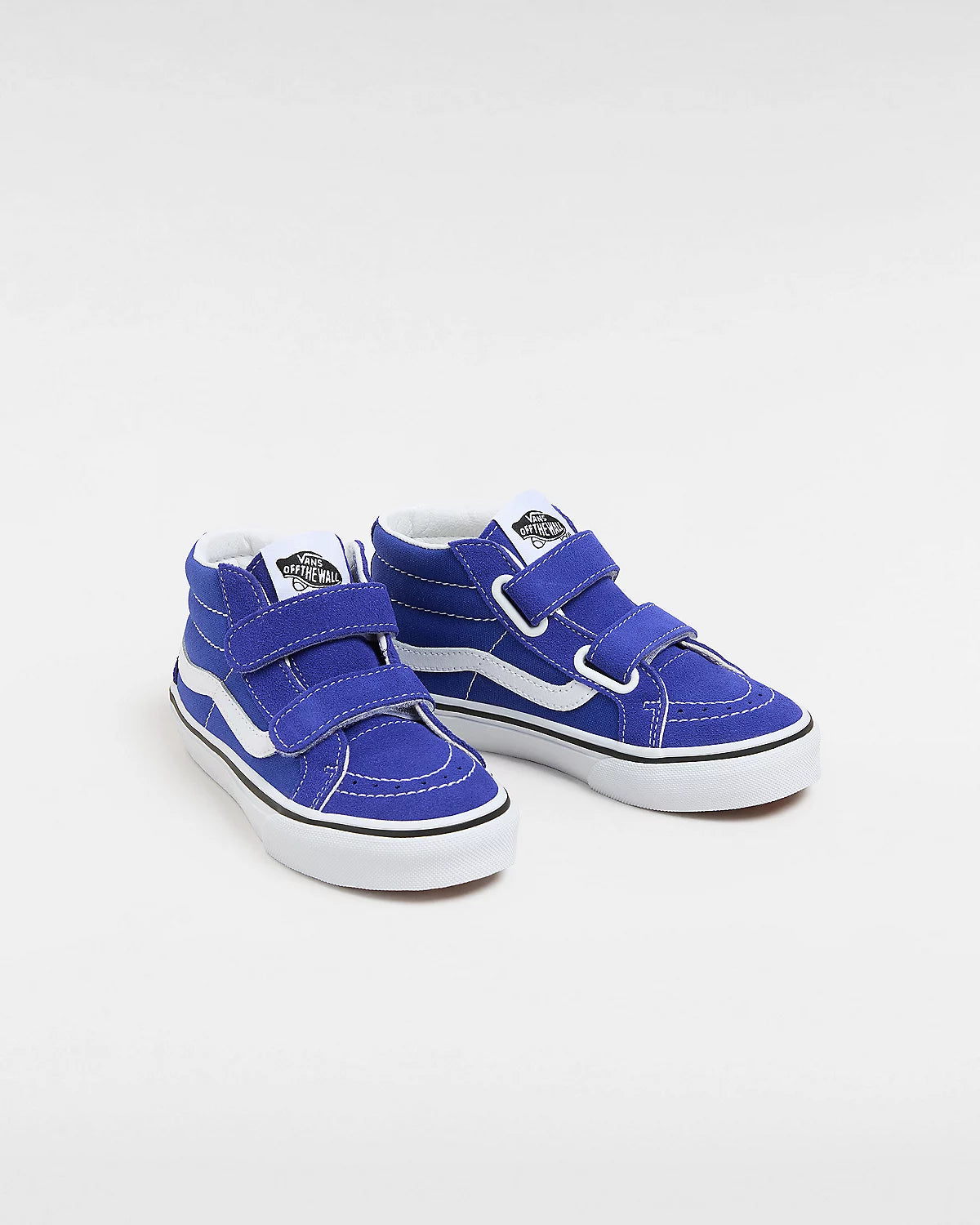 Vans - Sk8 mid reissue V - kids - velcro - blue