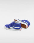 Vans - Sk8 mid reissue V - kids - velcro - blue