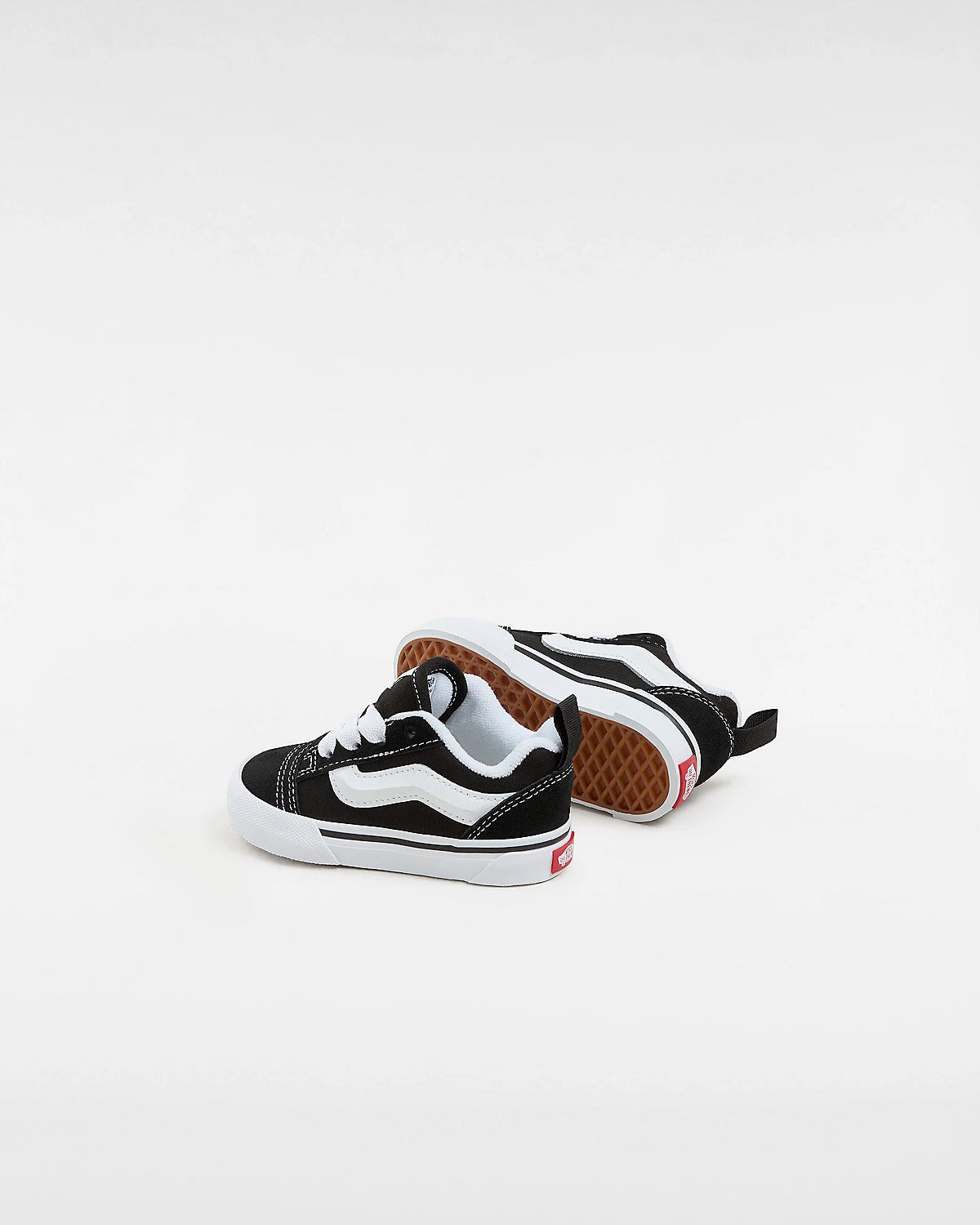 Vans - Knu school - toddler - elastic lace - black/white