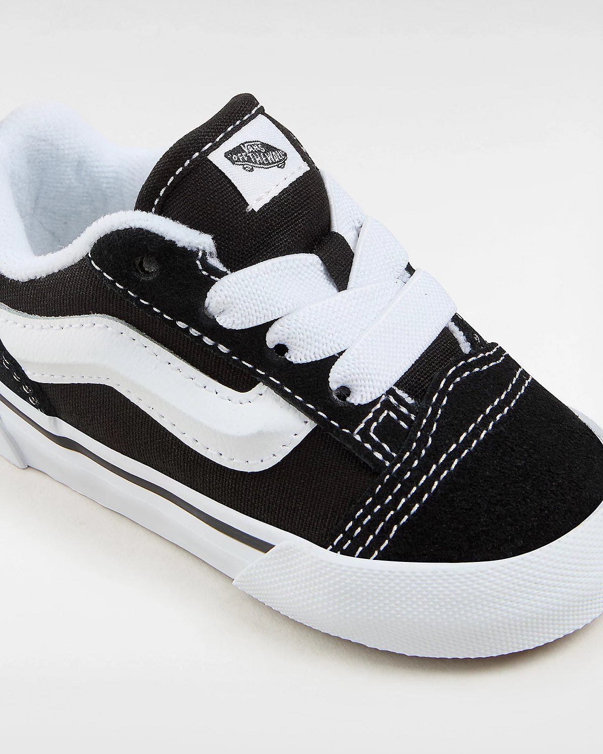 Vans - Knu school - toddler - elastic lace - black/white