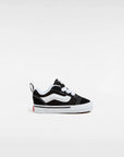 Vans - Knu school - toddler - elastic lace - black/white