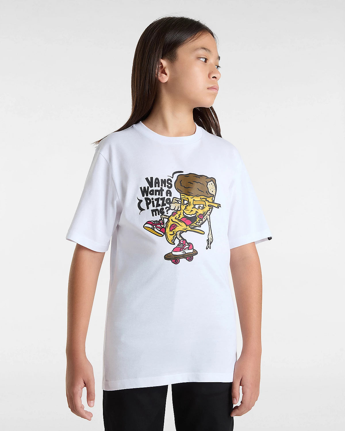 Vans - pizza me tee - white