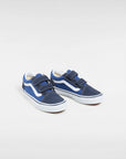 Vans - Old school - kids - velcro - navy/white