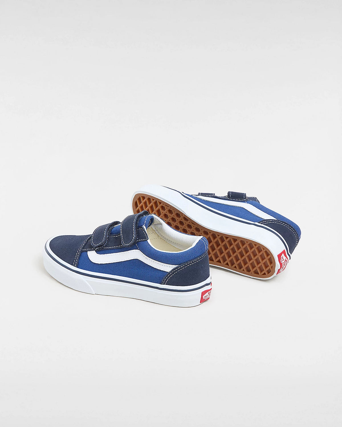 Vans - Old school - kids - velcro - navy/white