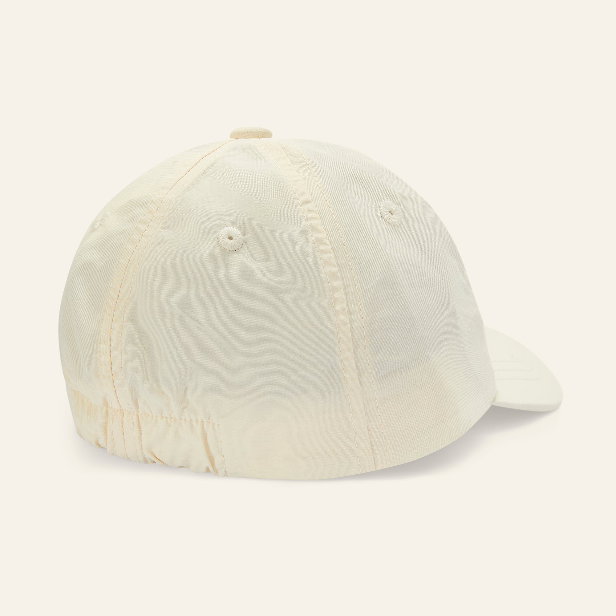 Wynken - nylon badge cap - ecru