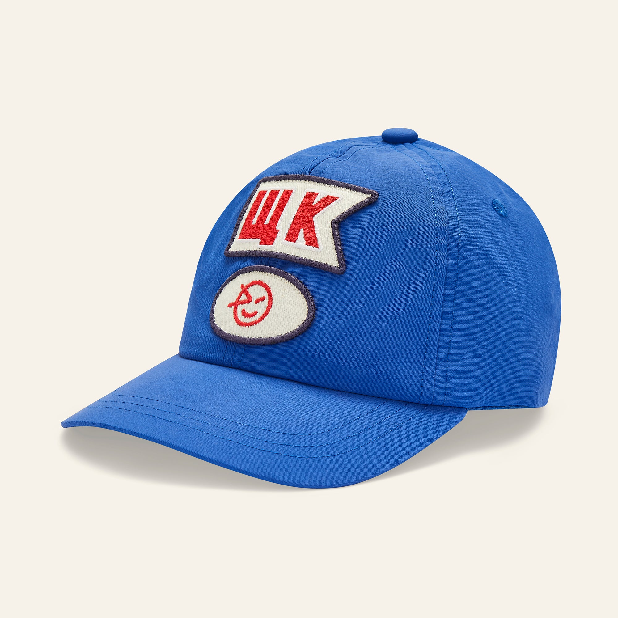 Wynken - nylon badge cap - blue