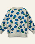 Wynken - dancing dhalia sweatshirt - grey melange