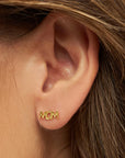 lulu copenhagen - gold plated mom earring - 1pc