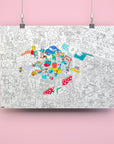 Omy - giant poster 100X70 - kids life