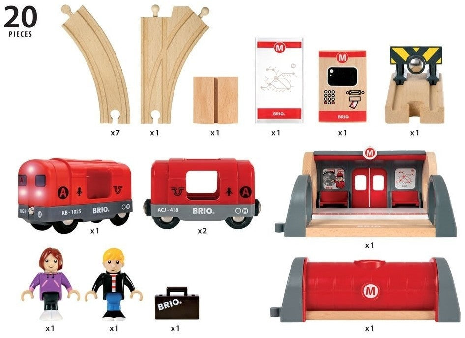 Brio - metro railway set