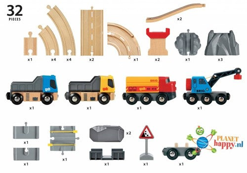 Brio - rail &amp; road loading set