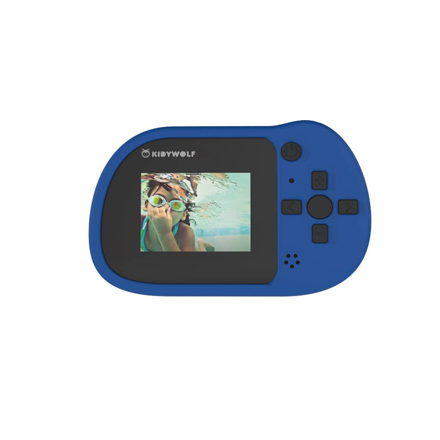 Kidywolf - kidycam - water resistent kid camera - blue