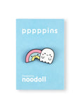 Noodoll - enamel pin - ricerainbow