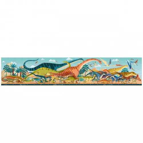 Janod - panoramic dino puzzle - 100 pcs