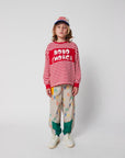 Bobo Choses - kids - bobo stripes t-shirt - red