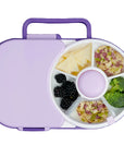 Gobe - lunchbox with snack spinner - grape purple