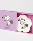 Snoopy - flower shaped Jewlery tray - dance