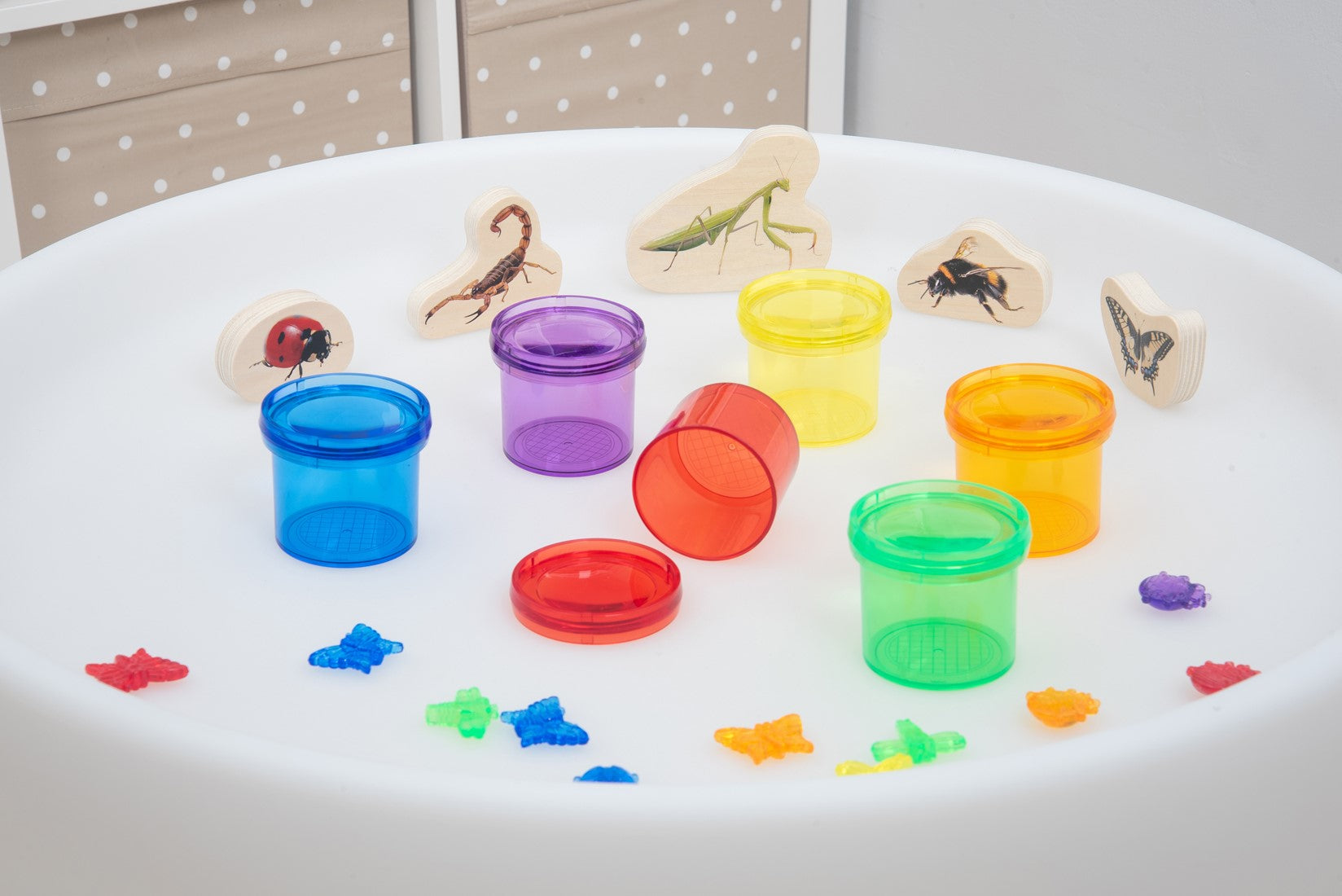 Sensory play - transparant color viewers - set of 6